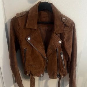 BlankNYC Suede Moto Jacket